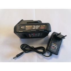Procraft zestaw zasilający akumulator 20V 2,0Ah + ładowarka 1A  LI-ION
